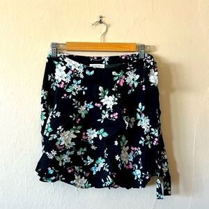Cotton Candy LA Faux Wrap Floral Skirt S